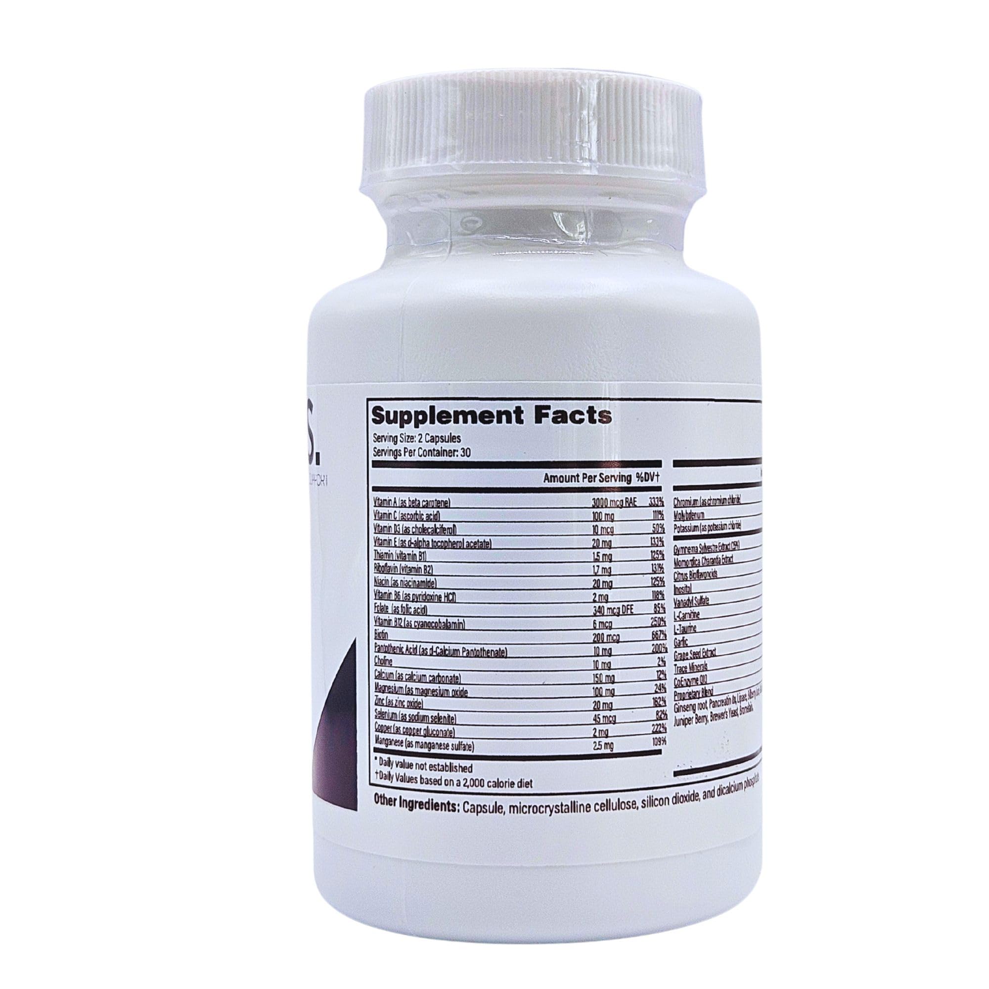 Legere DNS label showing the nutrient blend