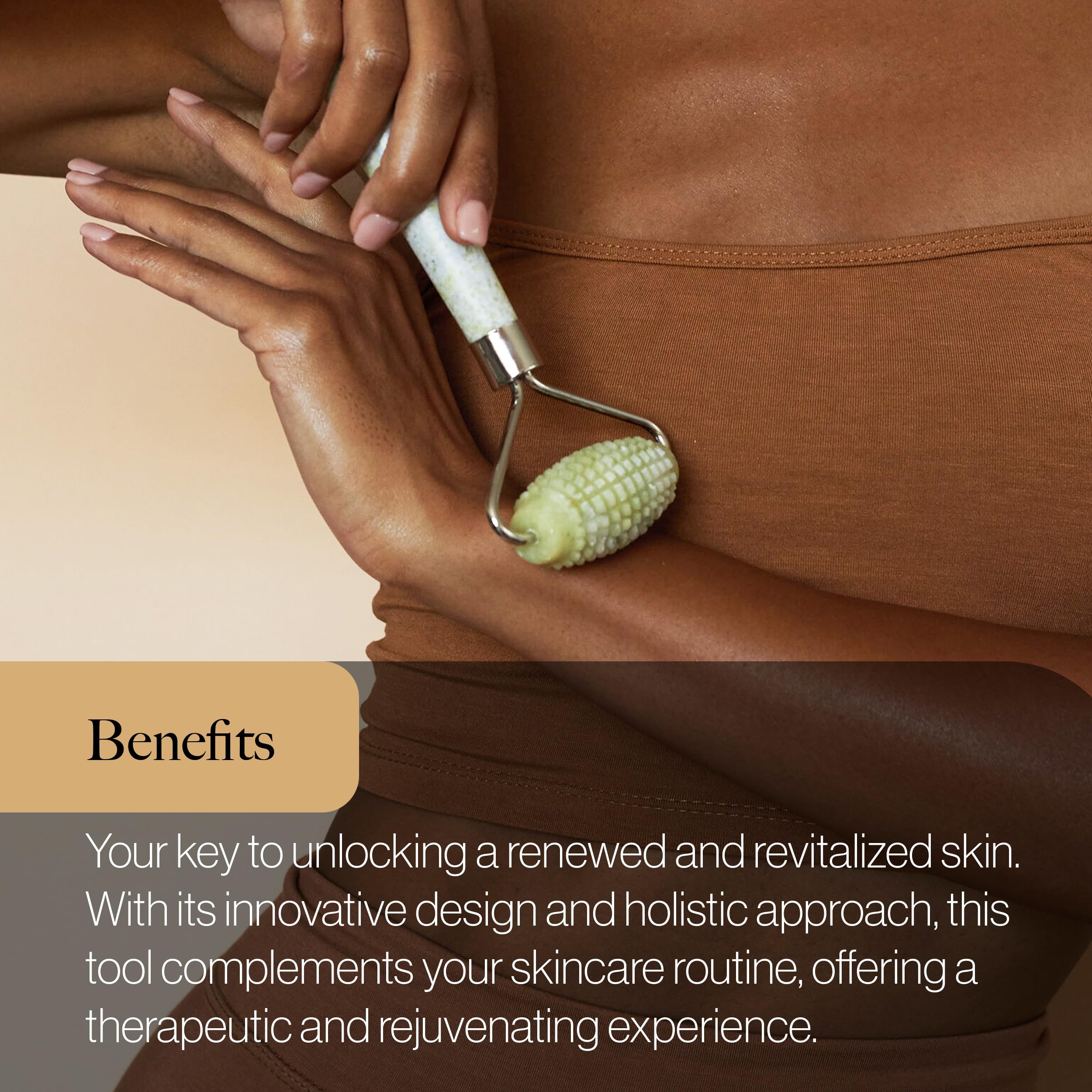 ESKER Allover Roller paired with Esker Body Oils for even hydration.
