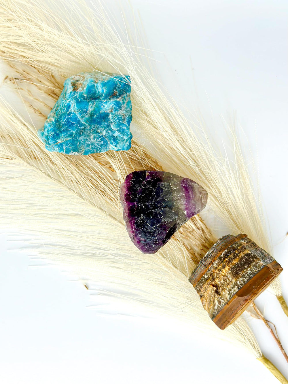 ESOTHERIC Blue Apatite crystal aids manifestation, intuition, and communication.
