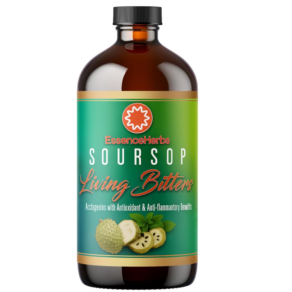 Essence Herbs Soursop Bitters bottle for daily digestive support