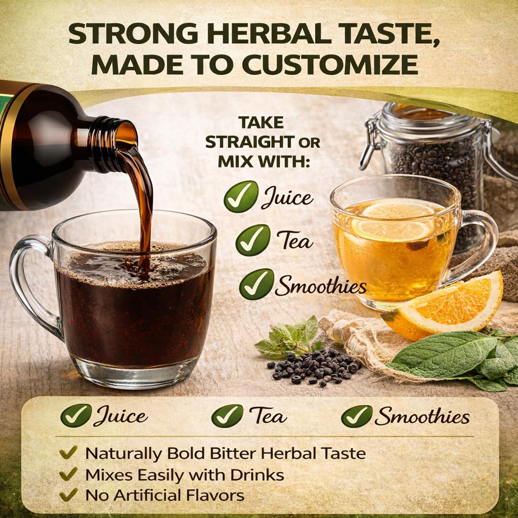 Essence Herbs Soursop Bitters in a morning routine setup