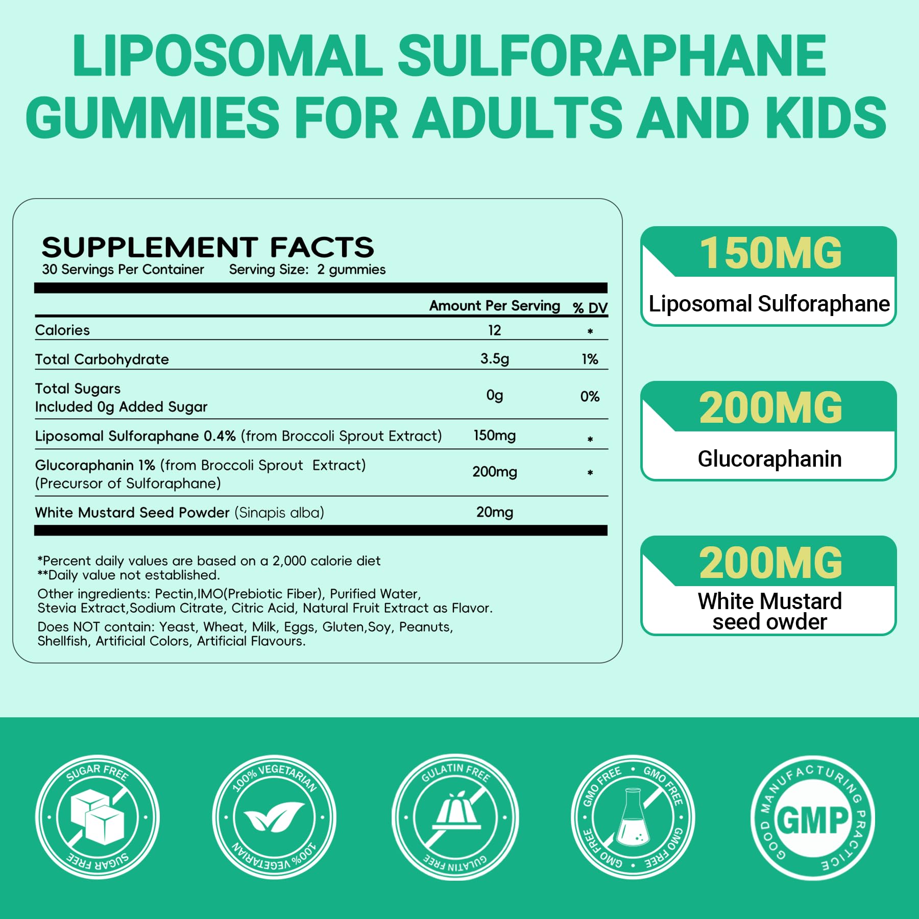 ESSENJOYY broccoli sprout extract ingredient closeup highlighting organic source.