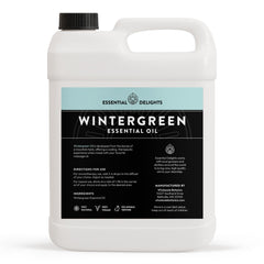 Essential Delights Wintergreen oil bulk pack, suited for formulators and manufacturers.