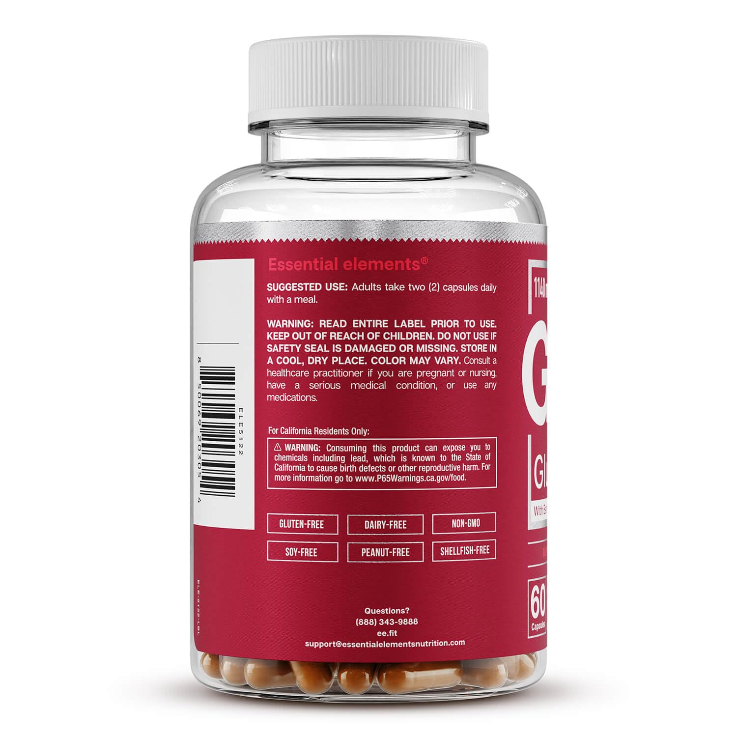 GluControl ingredient blend featuring berberine and cinnamon for liver support