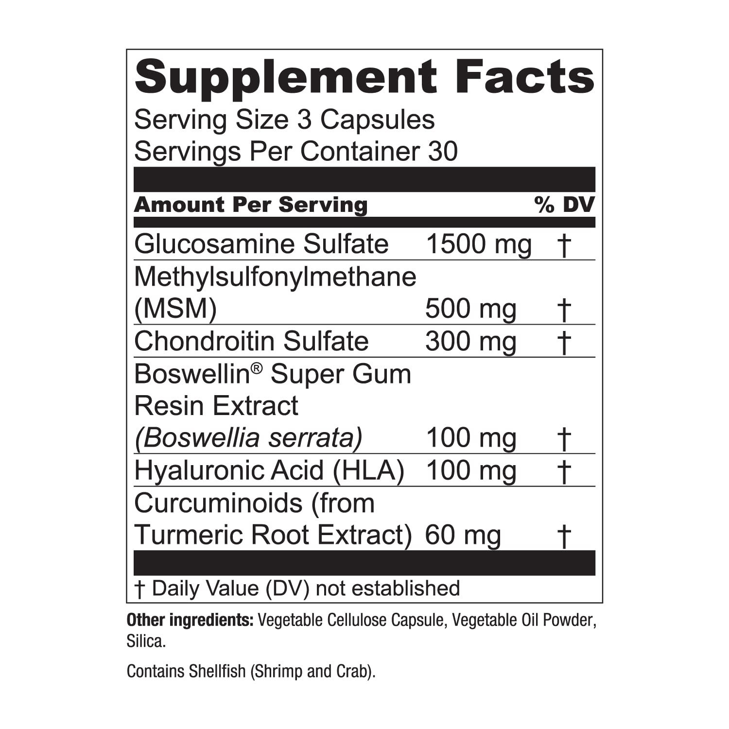 Essential Elements hyaluronic acid tablet detail promoting joint lubrication and smoother motion.