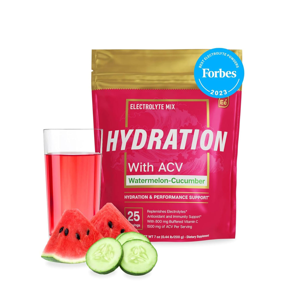 Essential Elements hydration Watermelon-Cucumber pack for refreshing sugar-free hydration on the go.