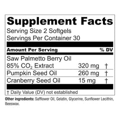 Daily use scene featuring Essential Elements Saw Palmetto Plus capsules.