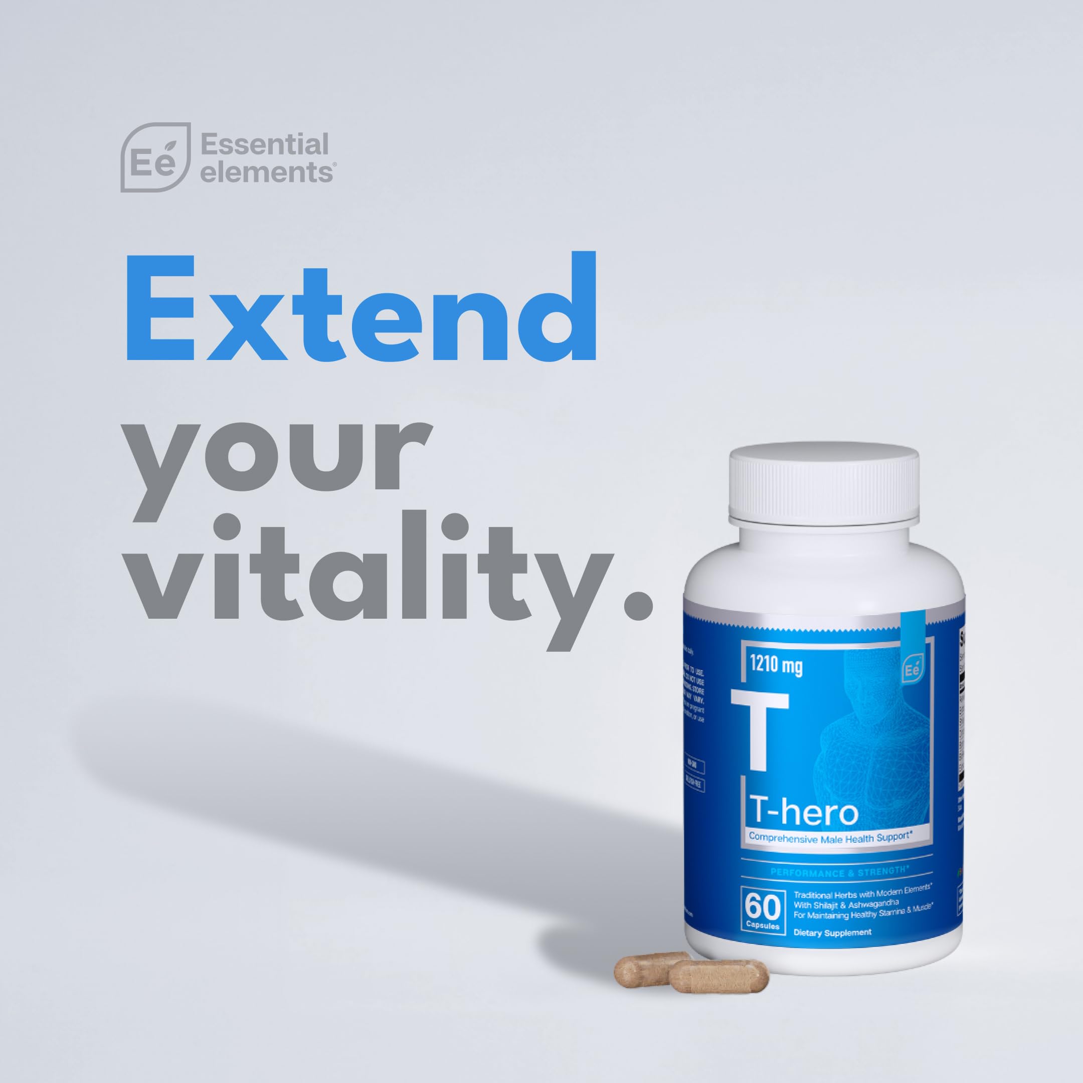 Essential Elements T-Hero with ashwagandha for stress resilience