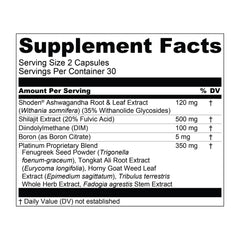 Essential Elements T-Hero Platinum dosage guide visual for daily use