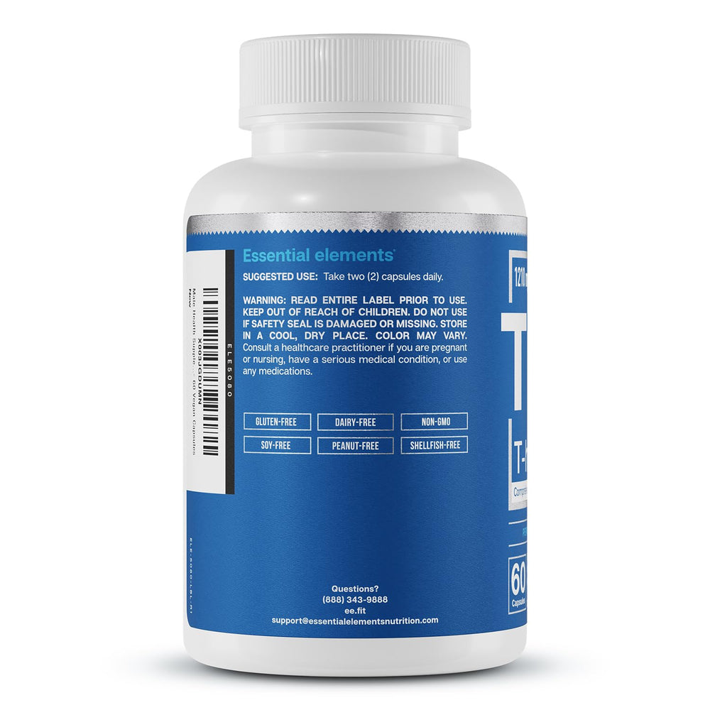 Shilajit visual linked to Essential Elements T-Hero vitality support.
