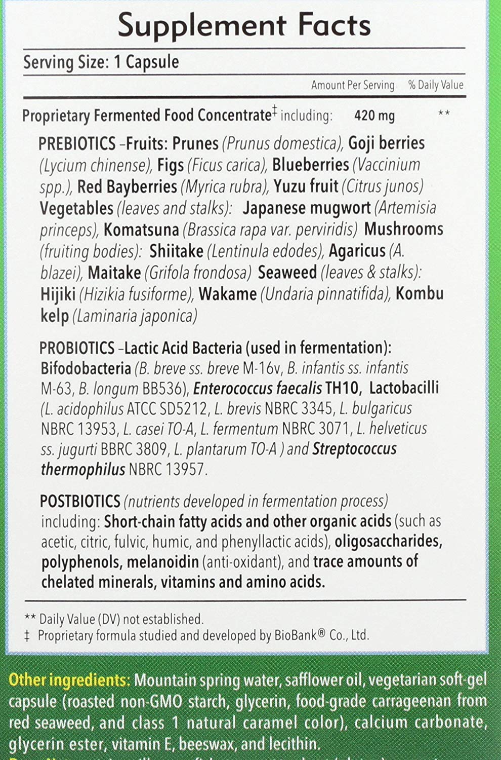 Essential Formulas Daily Original packaging front, convenient daily probiotic solution.