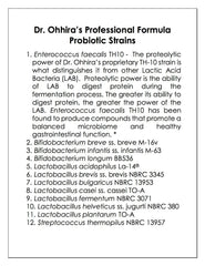 Essential Formulas Dr. Ohhira’s Probiotics packaging on shelf signals a professional formula.