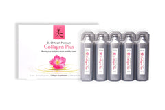 Essential Formulas Dr Ohhira's Premium Collagen Plus tube pack—convenient daily use for skin hydration.