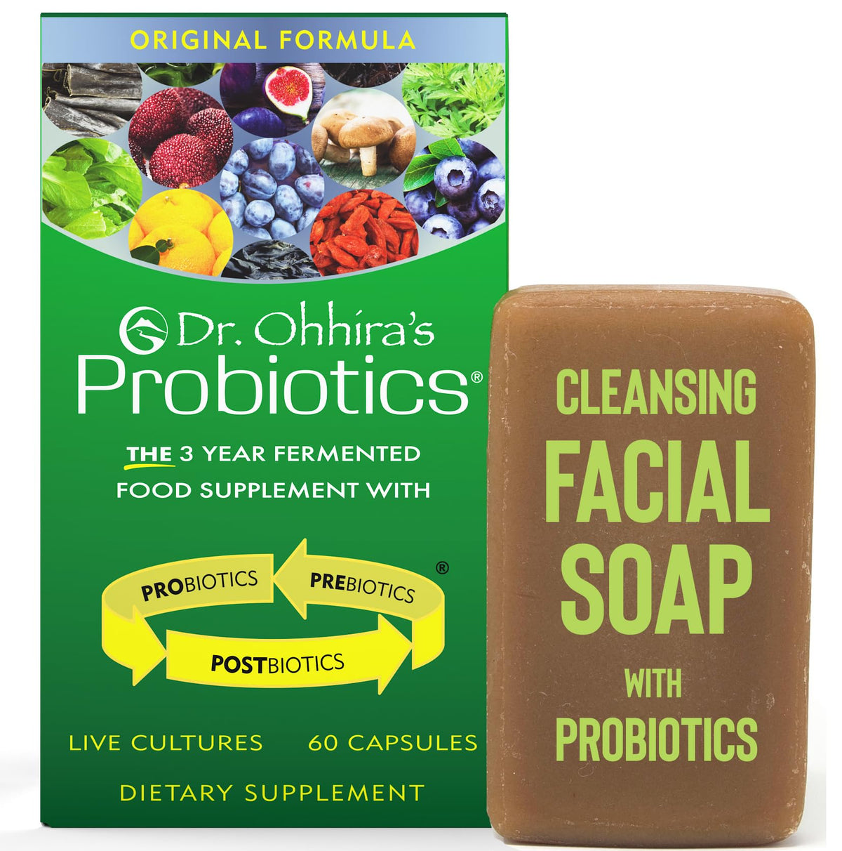 Essential Formulas Dr Ohhira's Probiotics Original bottle for daily gut support