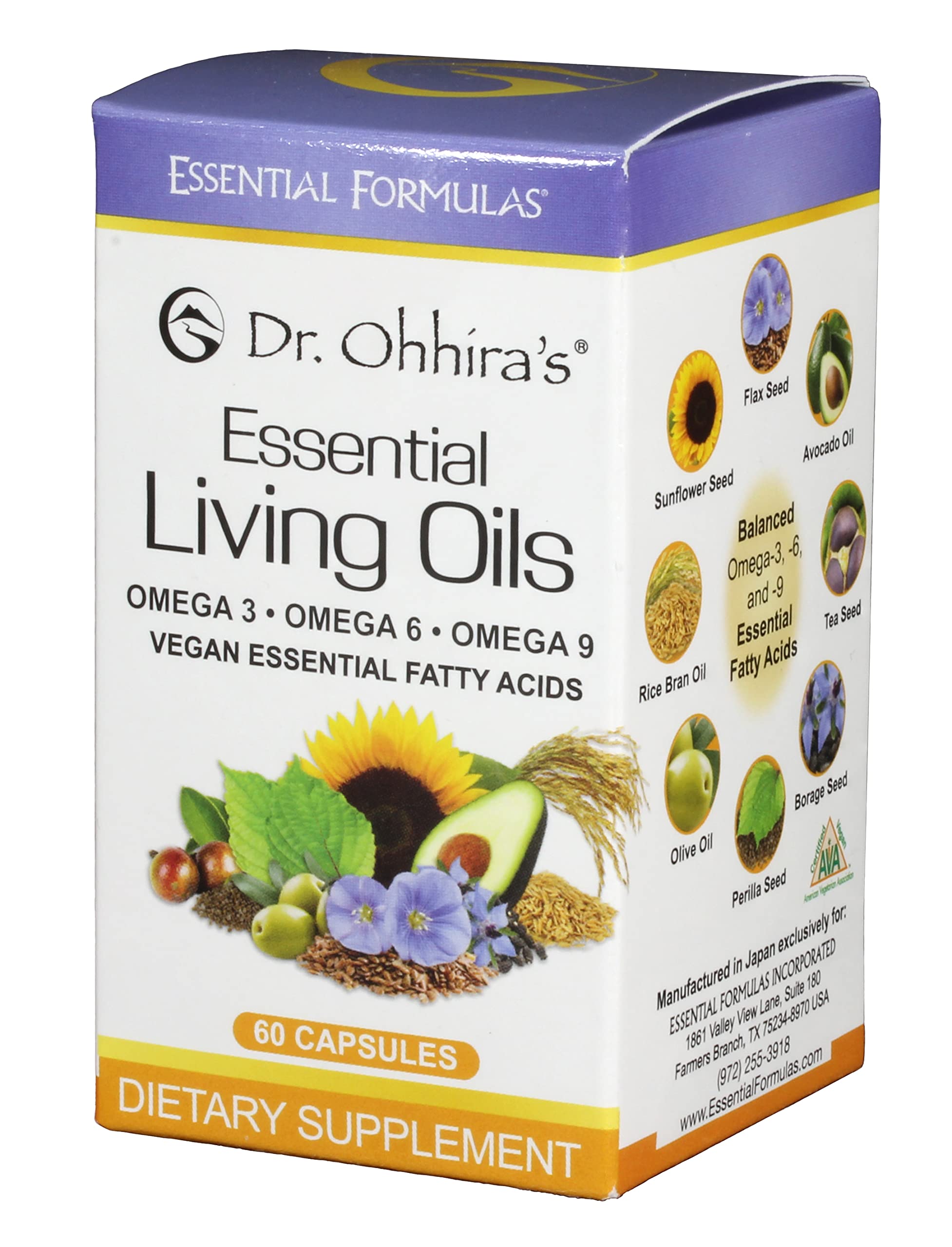 Dr Ohhira's vegan omega-3 capsules in bottle for daily plant-based support