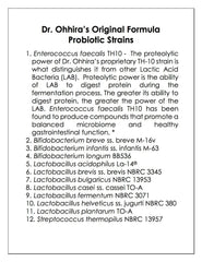 Essential Formulas non-GMO vegetarian ingredients panel for a clean probiotic option