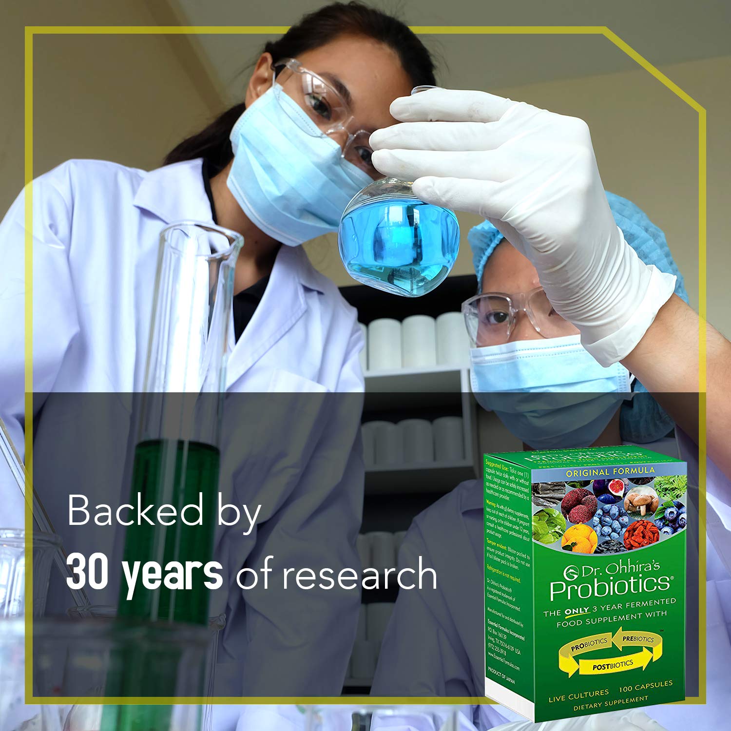 Essential Formulas travel-pack image displaying bonus 10 capsules for on-the-go use.