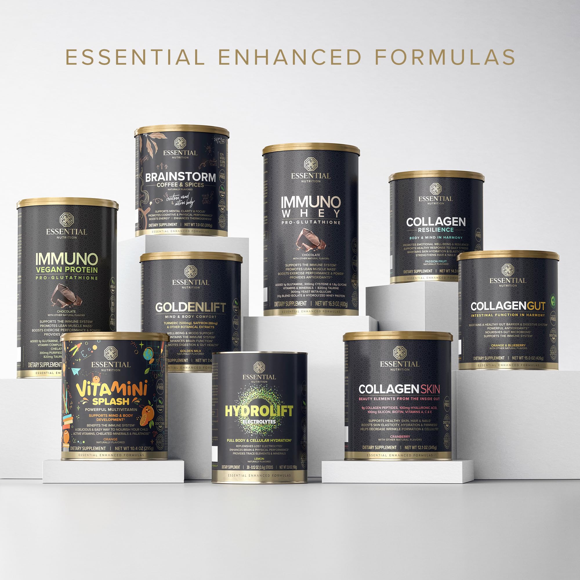 Essential Nutrition Collagen Resilience donation program highlights Be Generous impact.