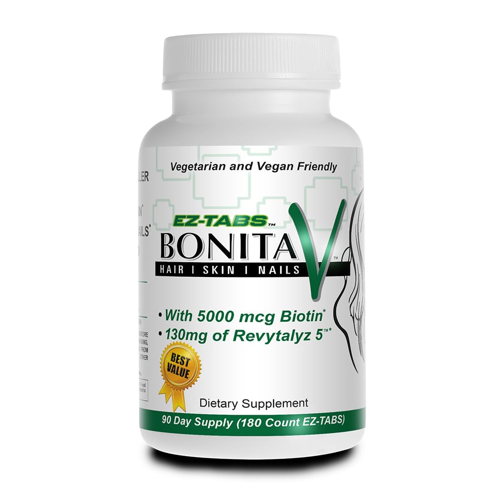 Essential Source Bonita V bottle front with 180 vegan tablets for daily use.