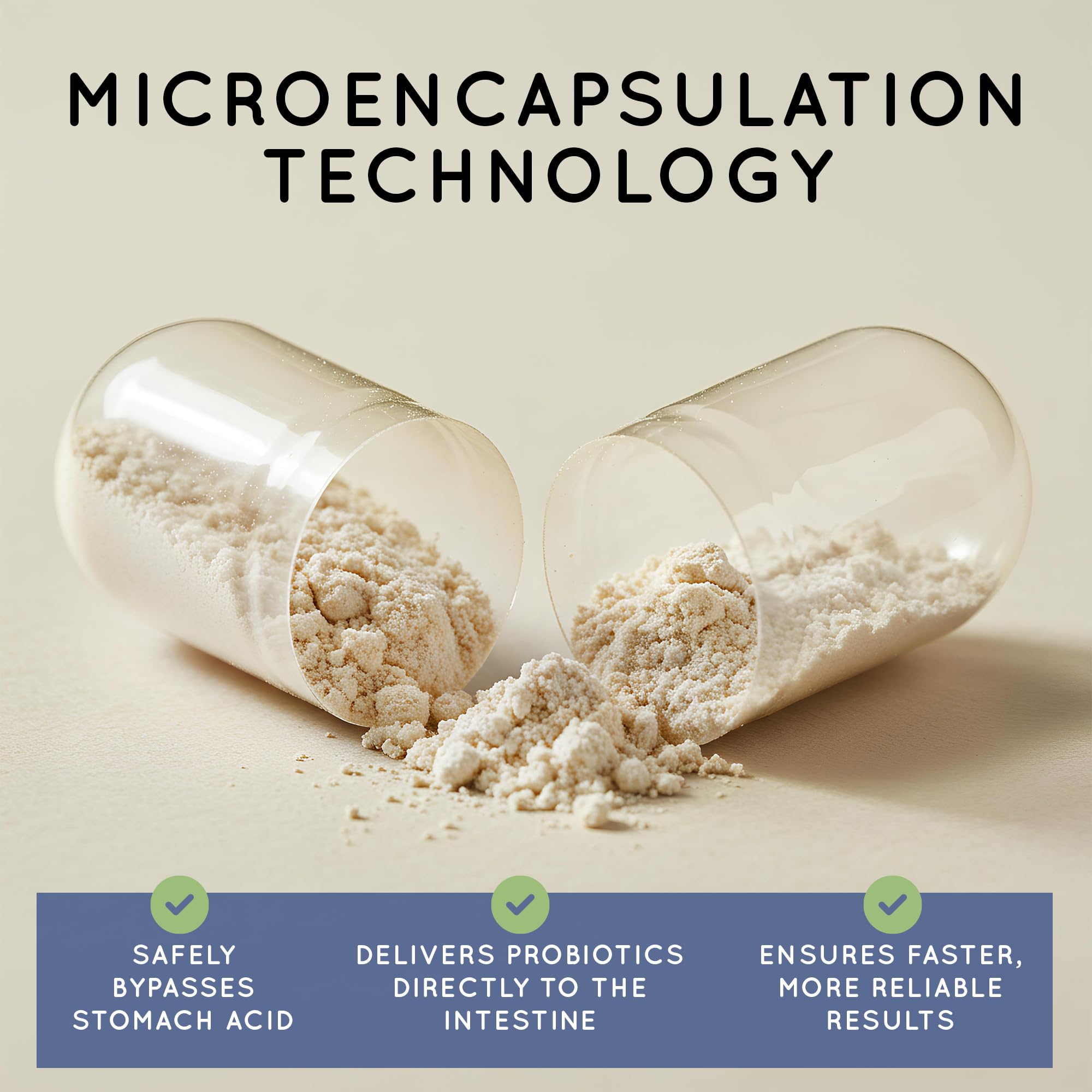 Microencapsulated probiotics in TriActive Biotics provide efficient intestinal delivery.