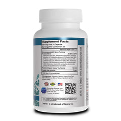 Essential Source TriActive Biotics for Men capsules, ideal for on-the-go digestion support.