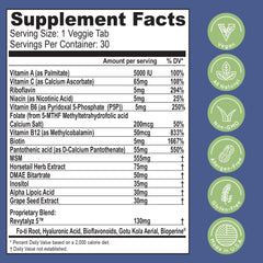 Vegan, gluten-free formula supports daily beauty routine with Essential Source Biotin.