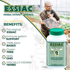Essiac packaging front emphasizing original formula since 1922