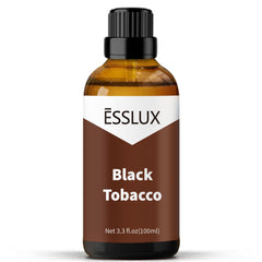 ESSLux Black Tobacco fragrance oil bottle pour for diffusers and candles
