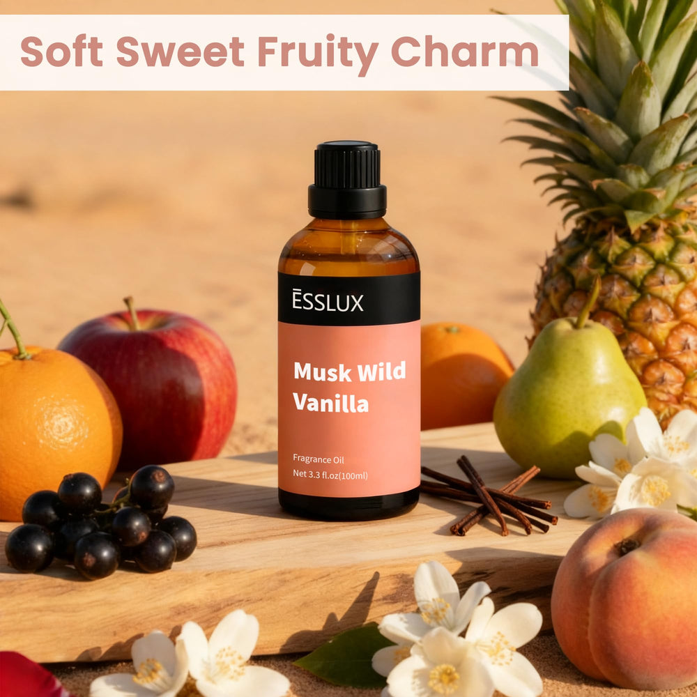 ESSLUX Musk Wild Vanilla diffuser to refresh living spaces with balanced aroma