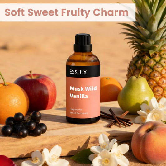 ESSLUX Musk Wild Vanilla diffuser to refresh living spaces with balanced aroma