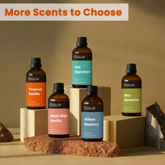 ESSLUX concentrated fragrance oil, phthalate- and paraben-free.