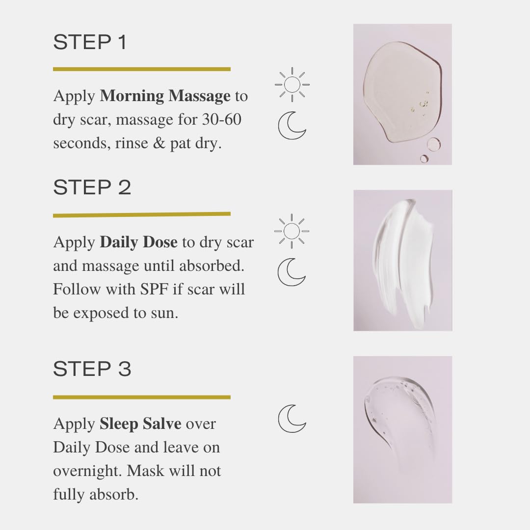 Applying ESTAS Beauty Scar Cream to the face for gentle scar care.