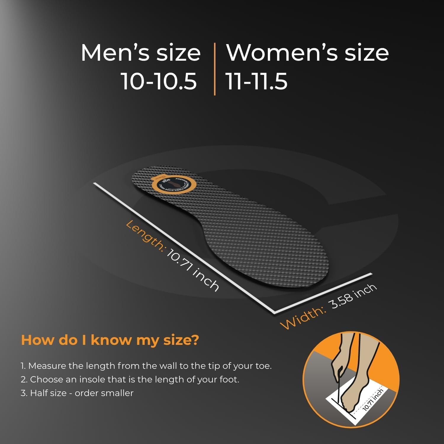 EstCarbon carbon fiber insole in use during walking supports controlled movement on varied surfaces.