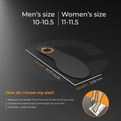 EstCarbon carbon fiber insole in use during walking supports controlled movement on varied surfaces.