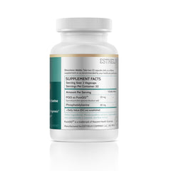 ESTHELIV PQQ VegeCaps close-up—plant-based capsules for convenient use.
