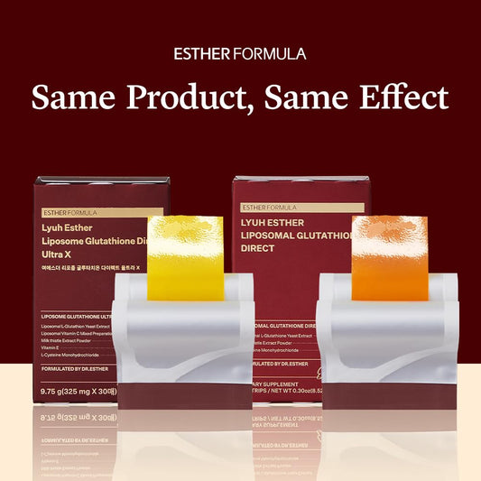 ESTHER FORMULA Liposomal Glutathione Strips dissolve on the tongue for fast absorption