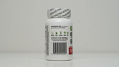 Front label of Estroblock Pro showing soy-free, non-GMO formulation
