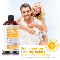 Amino acids and antioxidants in ESUNM nourish the scalp