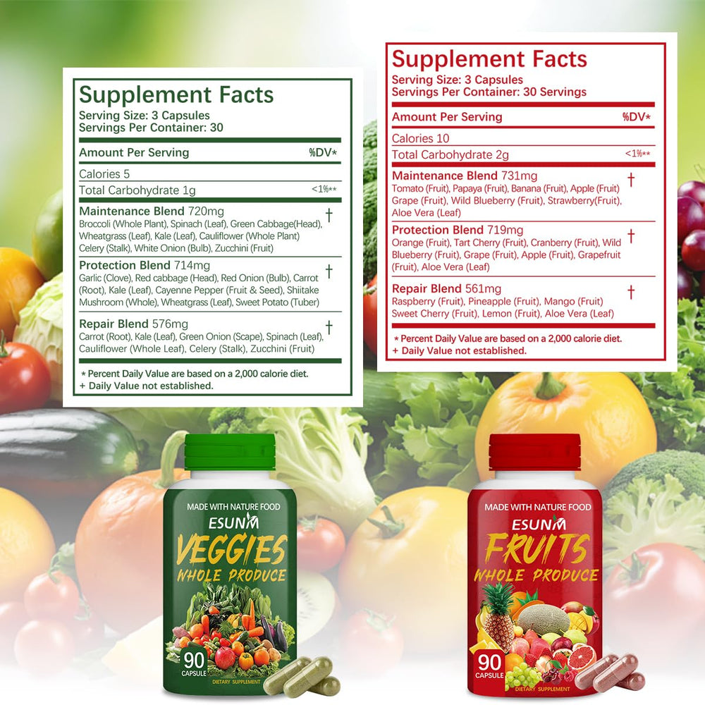 Bottle pouring capsules to illustrate easy daily dosage