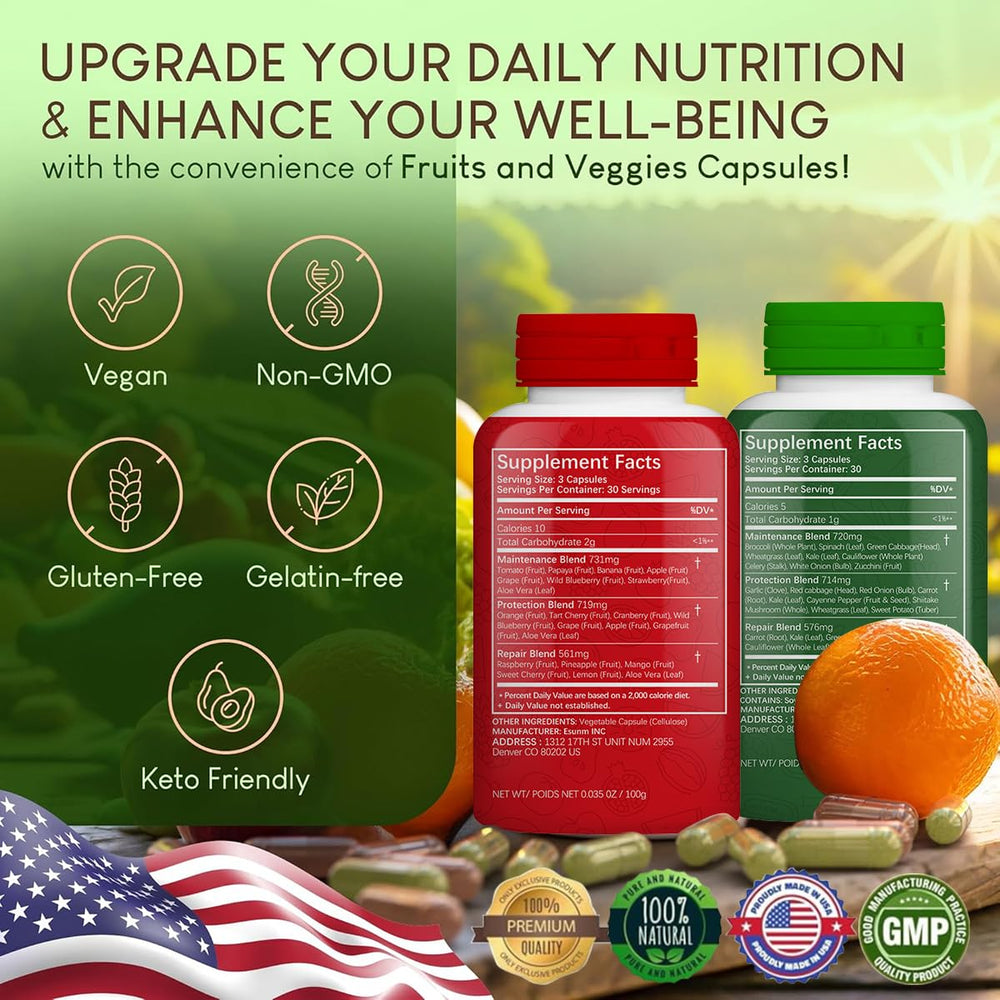 ESUNM bottle label highlights lycopene-rich blend for daily antioxidant support