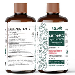 ESUNM liquid drops dispense action for easy daily dosing