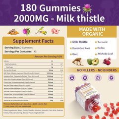 Serving scene with two Esverco gummies for daily liver support.