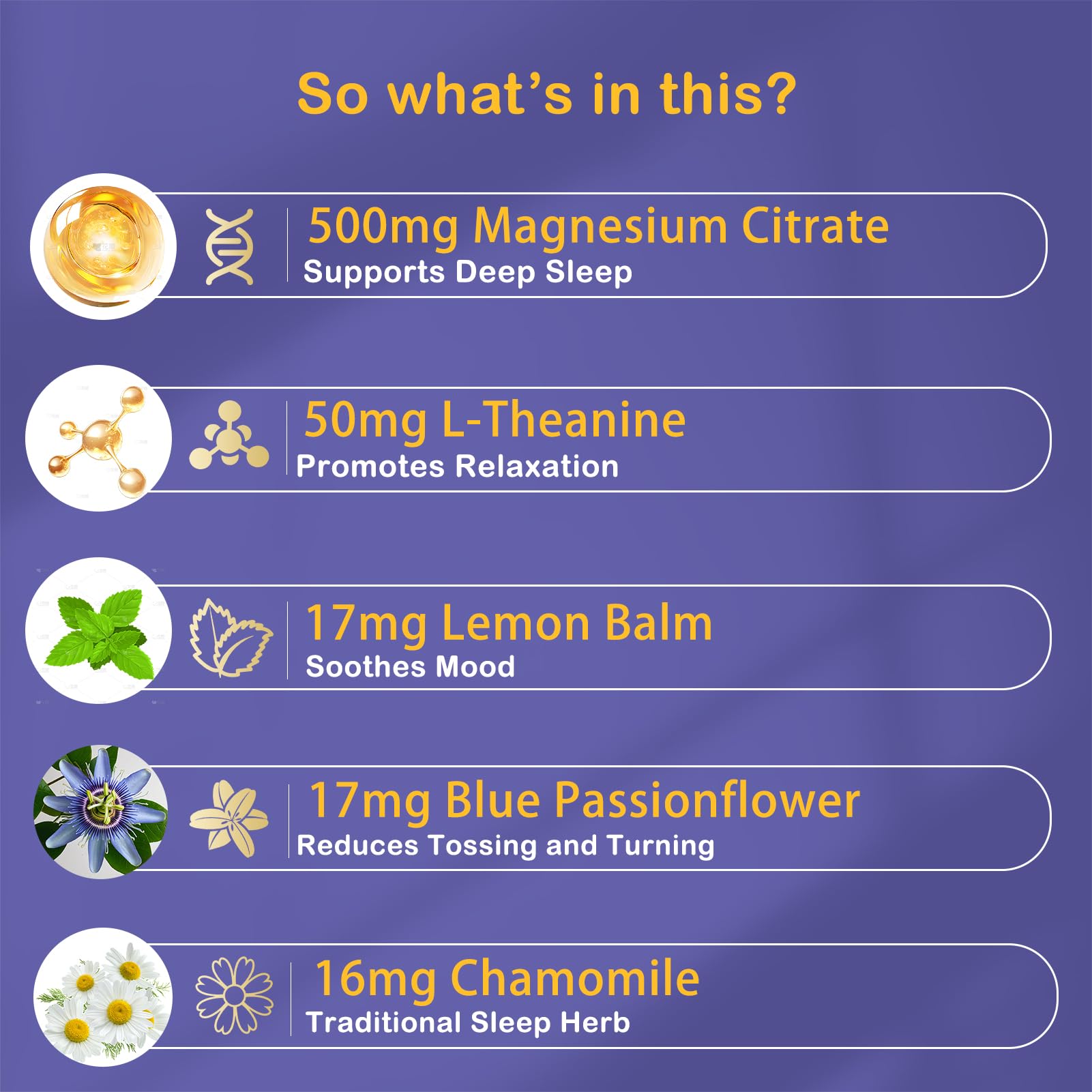 esverco Sleep Gummies packaging highlights 500 mg magnesium citrate per serving for relaxation.