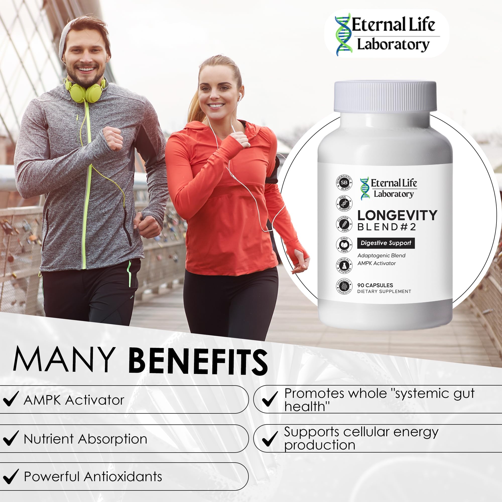 EGCG-rich green tea extract in Eternal Life Laboratory probiotics