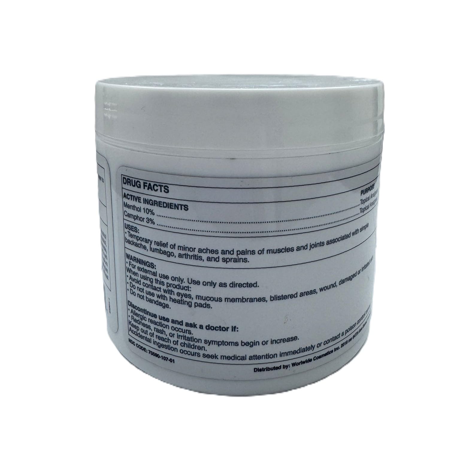 Lifestyle shot of Eternal Spirit Beauty Painless Relieving Cream for on-the-go use