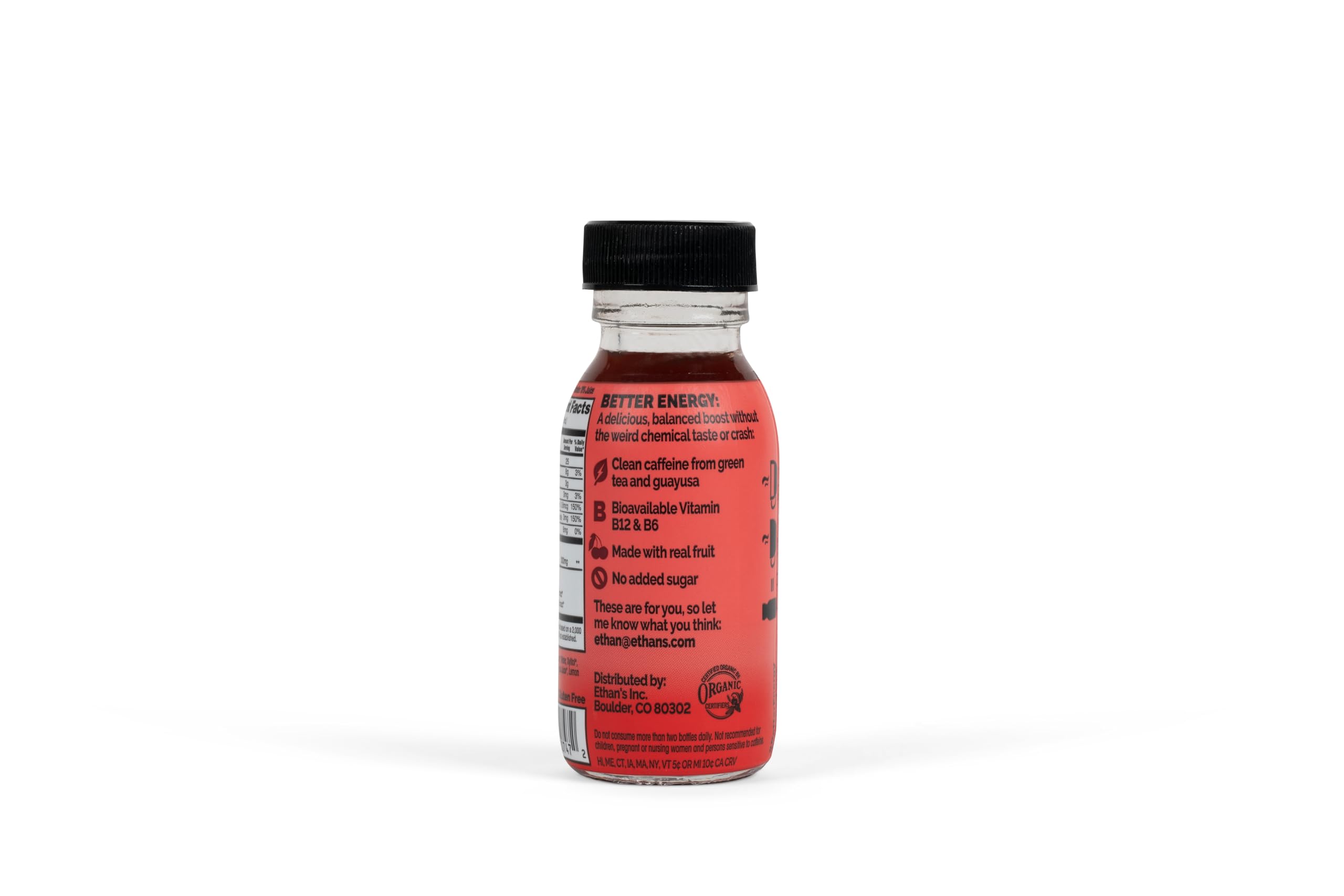 Vitamin B6, B12, and C in Ethan's formula support daily energy.
