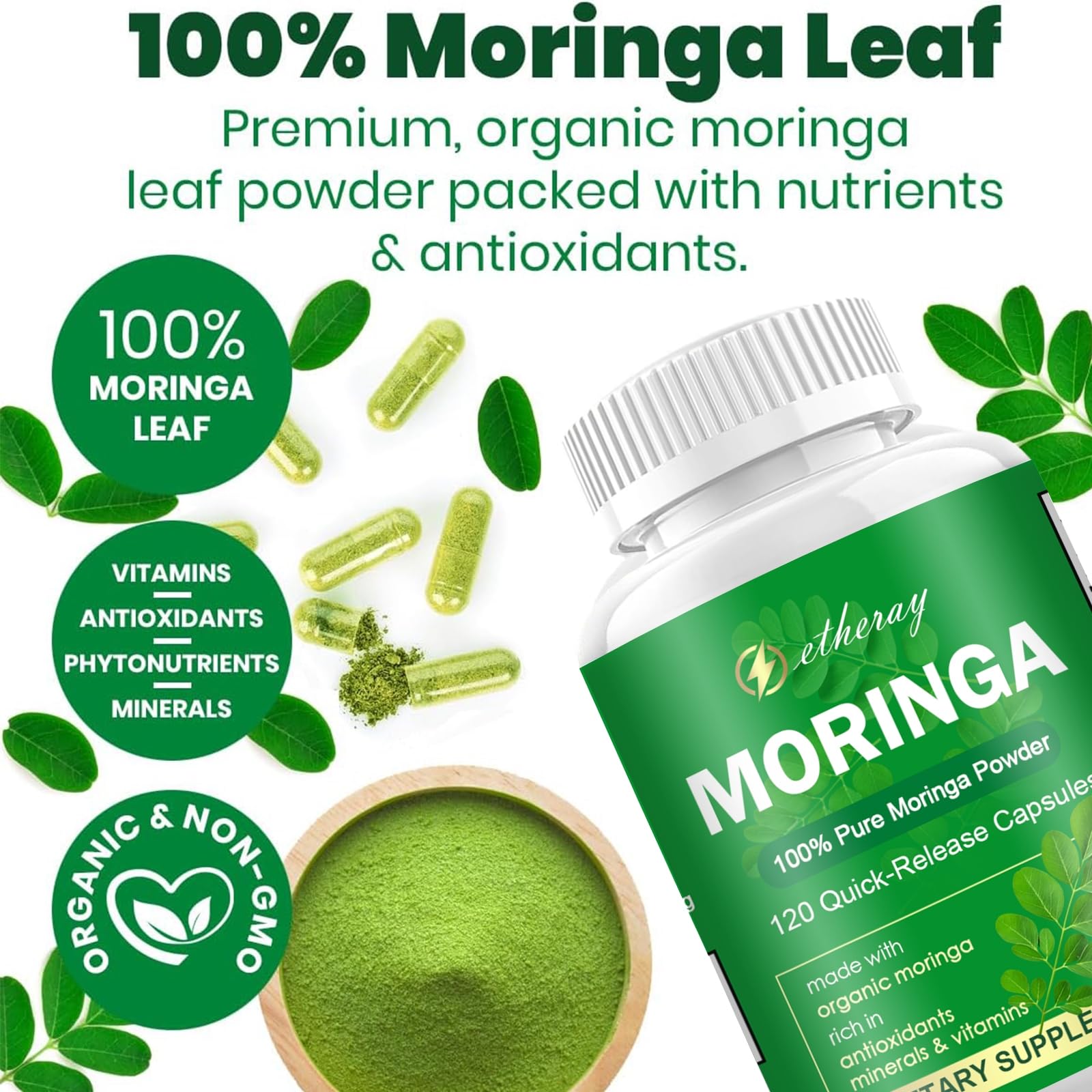 etheray Moringa travel-ready packaging suitable for on-the-go.