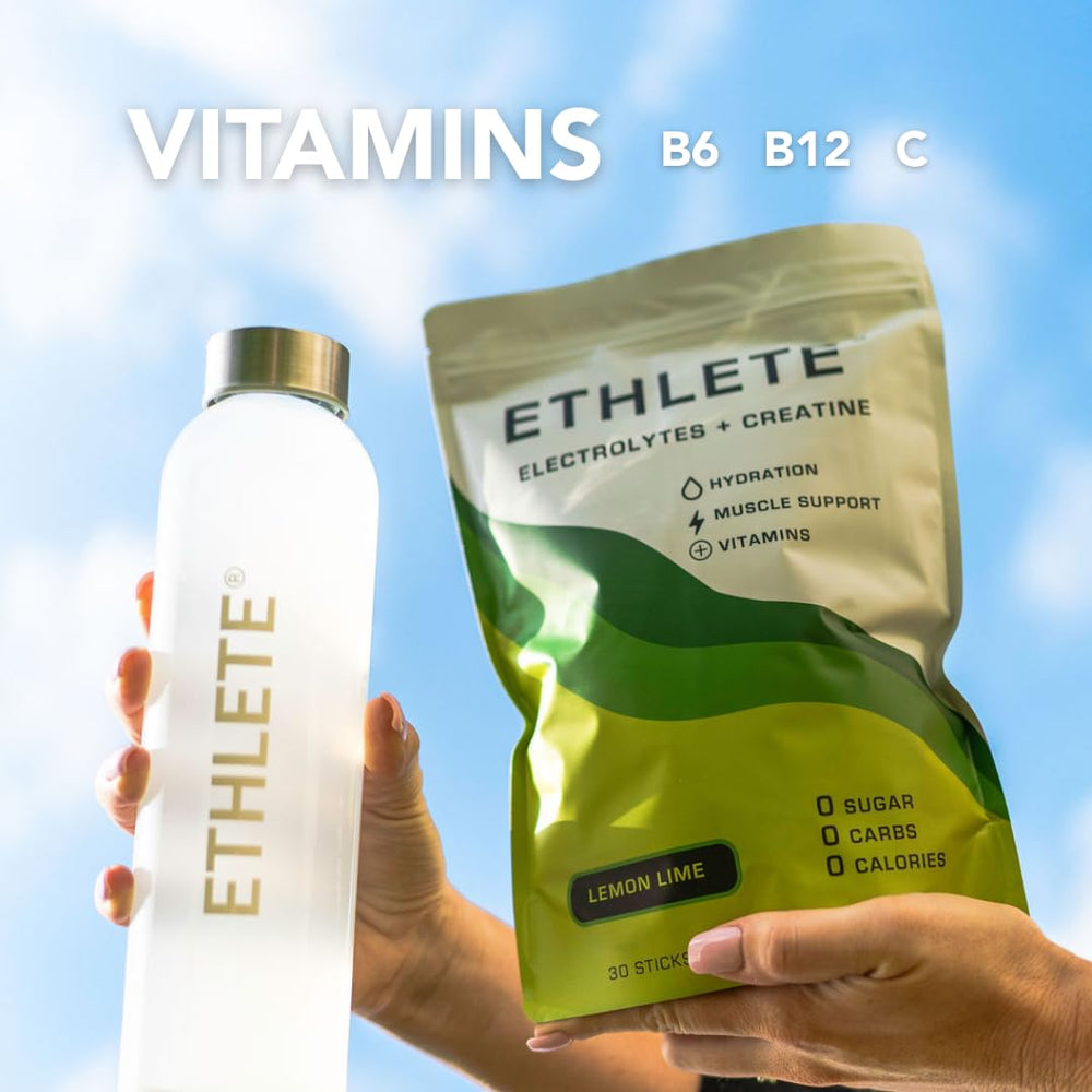Ethlete Electrolytes powder ingredients: coconut water and pink Himalayan salt.