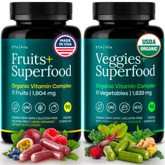 Etta Vita 180 capsules bottle for daily energy support