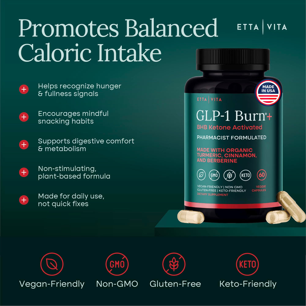 Label highlights BHB ketones with apple cider vinegar for daily use.